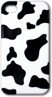 iPhoneハードカバー：牛柄